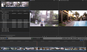 Final Cut Pro X's dual viewers