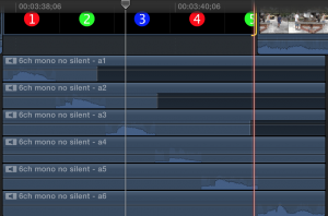 Final Cut Pro X's multichannel audio